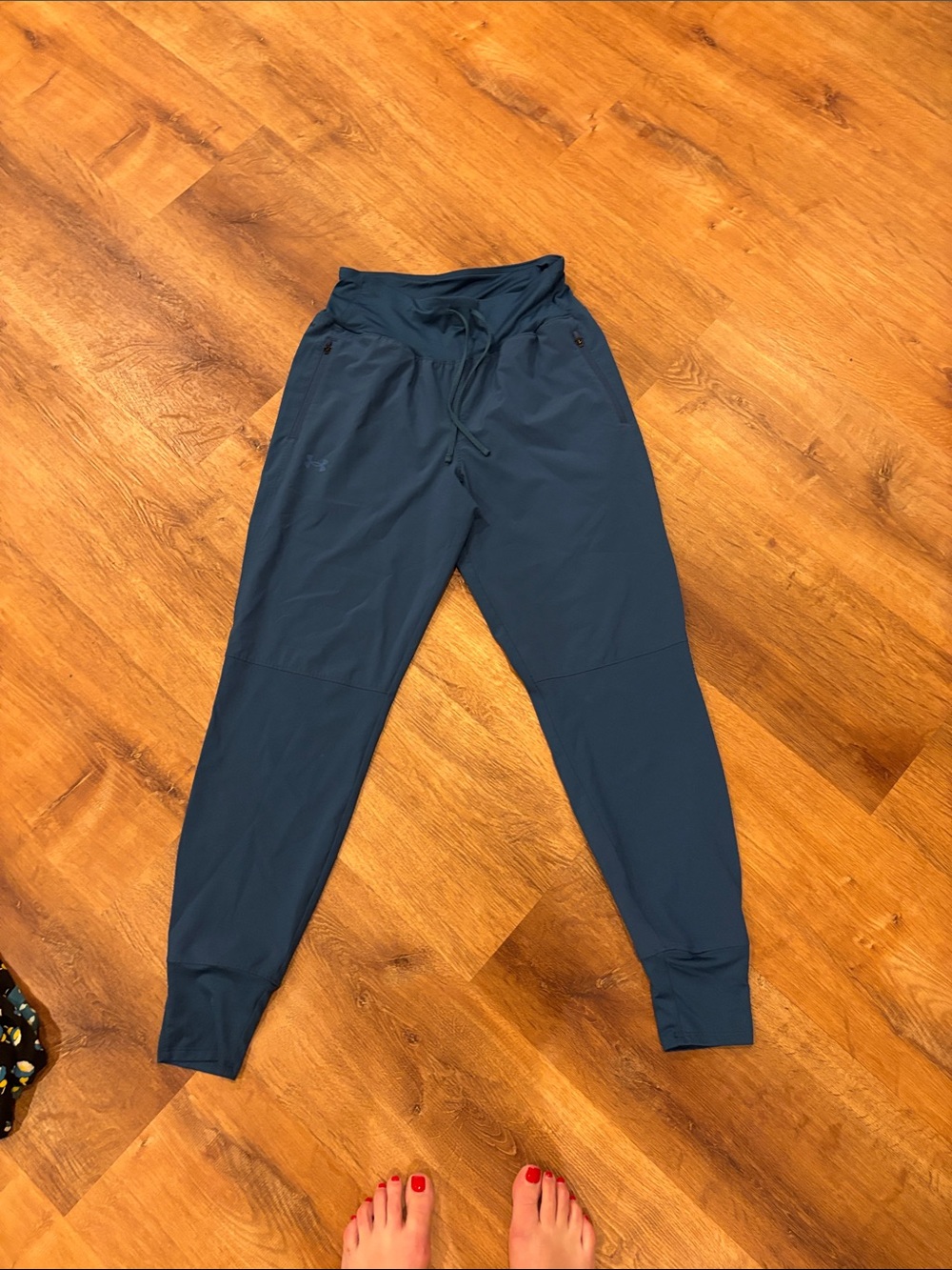 Under Armour Navy Drawstring Track Joggers
